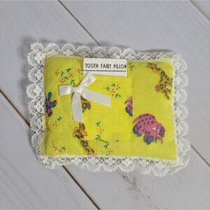 VTG 70s Tooth Fairy Pillow with Original Card